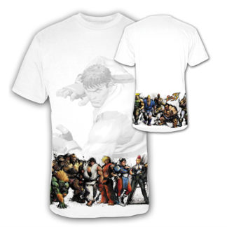 Street Fighter IV T-shirt Ryu + team L