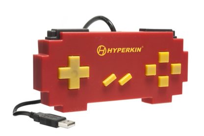 Manette Super Nintendo USB – Pixel Art (Rouge)