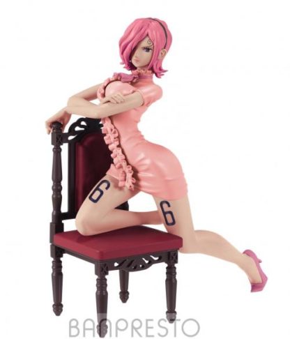 Banpresto One Piece – Girly – Reiju robe rose – 15 cm