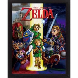 Cadre 3D – The Legend of Zelda – Ocarina of Time – 26 cm