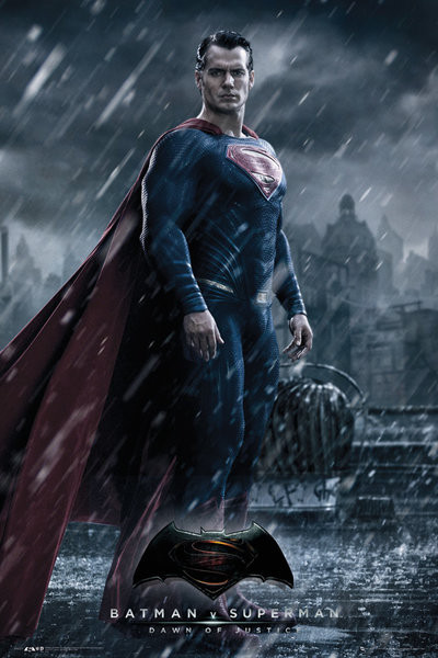 T-shirt – DC – Batman VS Superman – Superman – Homme – L