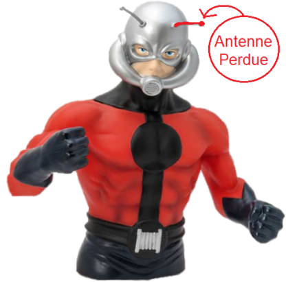 Tirelire – Ant man – Marvel – Antenne Perdue – prix special – 22 cm