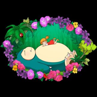 T-shirt – okiWoki – Petite Sièste en Forêt – Pokemon – XL
