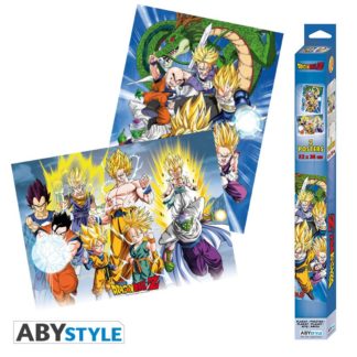 Set 2 Chibi Poster – Dragon Ball – Groupes