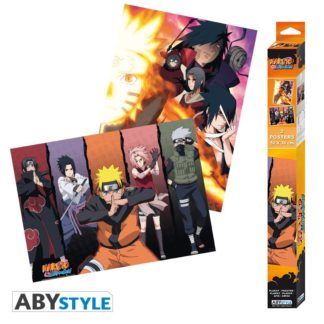 Set 2 Chibi Poster – Naruto Shippuden – Groupes