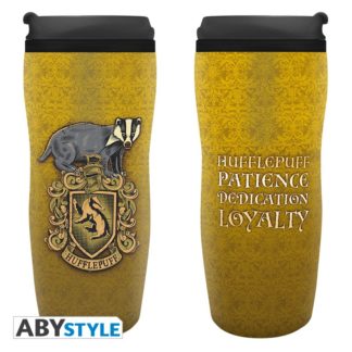Mug de voyage – Harry Potter – Poufsouffle – 18 cm – 355 ml