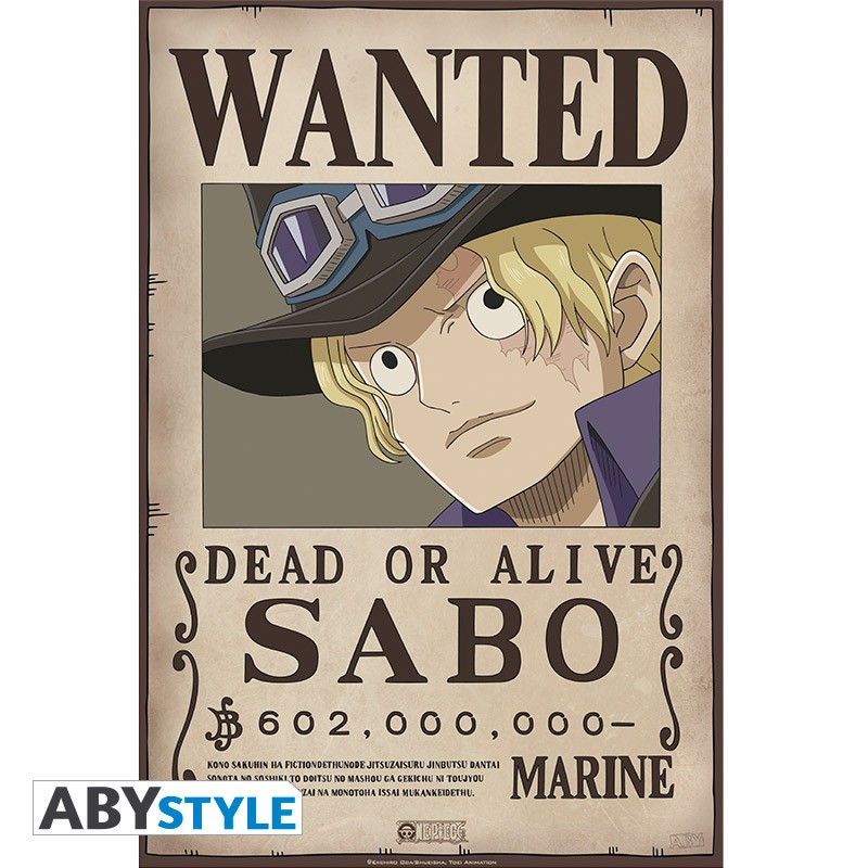 Buy Poster - One Piece - Wanted Sabo 
