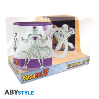 Gift Pack Dragon Ball – Mug 460ml + Coaster « Goku vs Freezer »