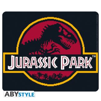 Tapis de souris – Jurassic Park – Pixel logo – 23.5 cm