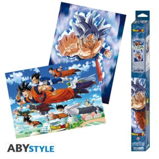 Set 2 Chibi Poster – Dragon Ball – Goku & amis