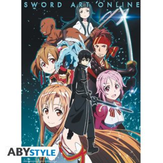 Poster – Sword Art Online – Membres Groupe – 52 cm