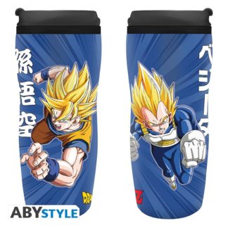 Mug de voyage – Dragon Ball Z – Goku & Vegeta – 18 cm – 355 ml