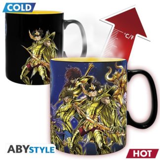 Mug – Thermo Réactif – 12 Gold Saint – Saint Seiya – 460 ml