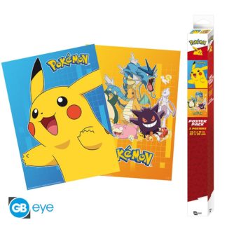 Set 2 Chibi Poster – Pokemon – Colourful Characters