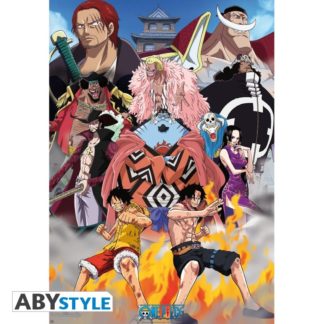 ABYSTYLE Poster – ONE PIECE – « Marine Ford » roulé filmé (91X61)