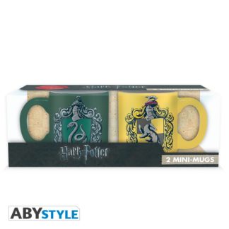 ABYSTYLE Set Mini Mug – Harry Potter – Serpentard & Poufsouffle – 110 ml