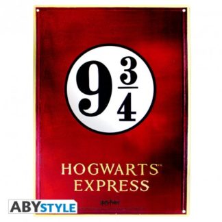 Plaque Métalique – Hogwarts Express – Harry Potter (28×38) – 38 cm