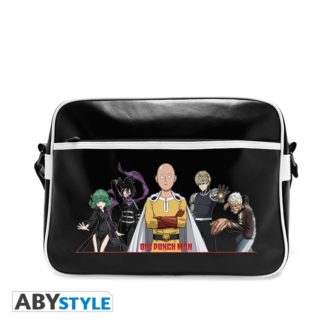 Sac besace – One punch man – Groupe – 38 cm