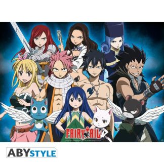 Poster – Fairy Tail – « Groupe » – (52×38)