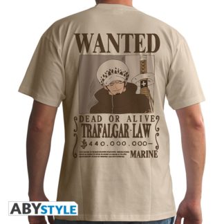 ABYSTYLE T-shirt One Piece – Trafalgar Law Wanted – L