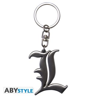 Porte-Clef 3D Métal – L Symbole – Death Note