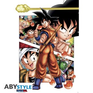 Poster – Dragon Ball – « DB/ Son Goku story » roulé filmé (98×68)