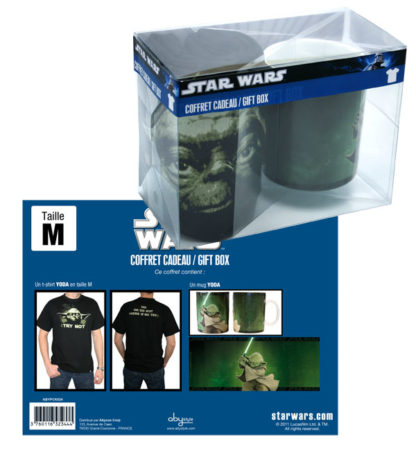 Mug + T-shirt Star Wars – Yoda – L