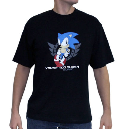T-shirt Sonic – You’re too slow – M
