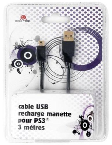 Câble charge Mini-USB (PS3) – 300 cm