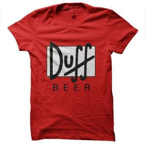 Duff – T-shirt Rouge – 100% Coton