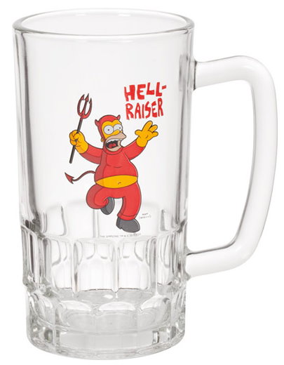 Verre à bière – Homer Hell Raiser – Simpsons + boîte cadeau