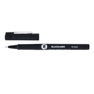 Blackliner – MOLOTOW – noir – 0,1mm – .9 cm