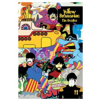 Poster – The Beatles – Yellow Submarine – roulé filmé (91.5×61) – 91.5 cm