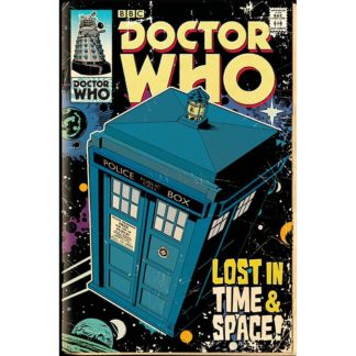 Poster – Dr Who – Tardis BD – poster roulé filmé (91.5×61)