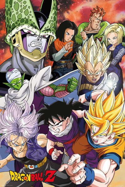 Poster – Dragon Ball Z – Cell Saga –  roulé filmé – 61 cm