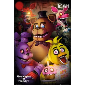 Poster – Five Nights at Freddy’s – Groupe – poster roulé filmé (91.5×61) – 91.5 cm