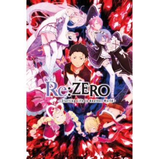 Poster – Re: Zero – Groupe – roulé filmé (91.5×61) – 91.5 cm