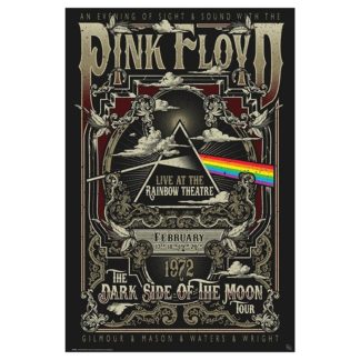 Poster – Pink Floyd – Rainbow Theatre – roulé filmé (91.5×61) – 91.5 cm