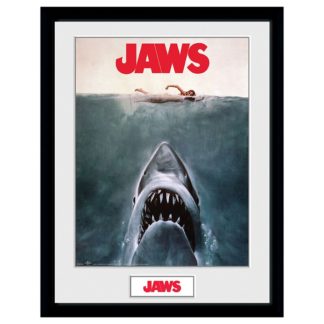 Cadre – Jaws – Key Art – 40.6 cm