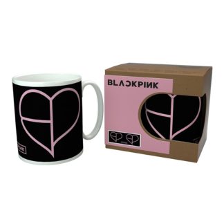 Mug – Black Pink – Logo Coeur – Subli – 320 ml