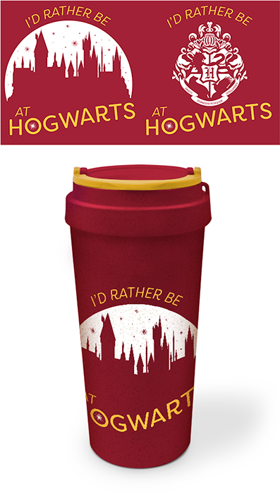 Mug de voyage – Harry Potter – I’d rather be at Hogwarts – 450 ml