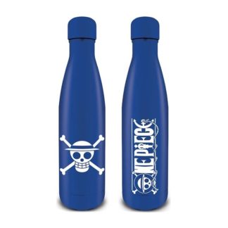 Bouteille d’eau en acier – Skull Luffy Bleu – One Piece – 30 cm – 500 ml