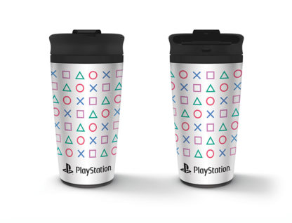 Mug de voyage – Playstation – Shapes – Metal – 450 ml