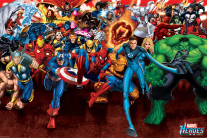 Maxi Poster – Heroes Attack – Marvel – 91.5 cm
