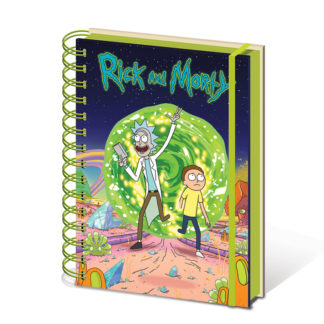 Carnet de Notes Spirales – Rick and Morty  – Portal – A5 – 21 cm