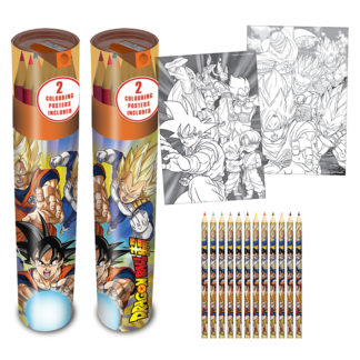 Boîte à Crayons de Couleurs + Coloriages – Battle Of Gods – Dragon Ball Super