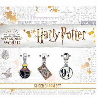Set de Charm – Poudlard Express – Harry Potter – Plaqué argent – 1.5 cm