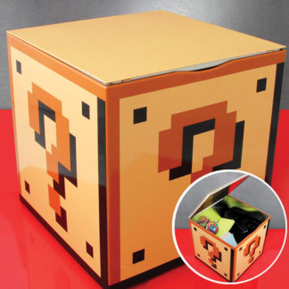 Rangement – Super Mario Bros – Question Block – 25 x 25cm – 20 cm
