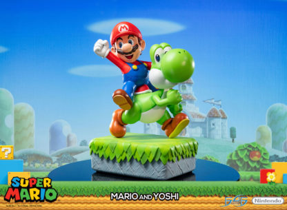 Mario & Yoshi – résine F4F – Super Mario – 48 cm