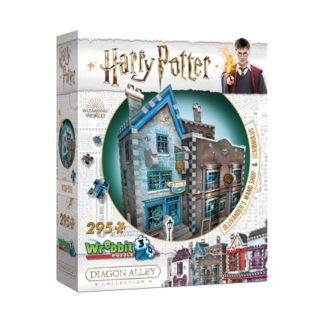 Puzzle 3D – Harry Potter – Boutiques Ollivander et Scribbulus – 295 pièces – 24 cm